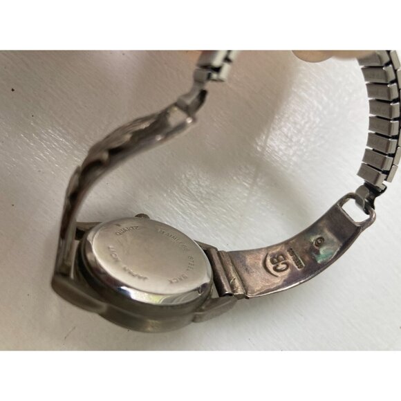 Vintage Navajo Charlie Bowie Sterling Floral Watch Band 22 grams NOT WORKING - Picture 4 of 7